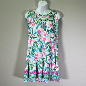Lilly Pulitzer Mixed Doubles UPF 50+ Women's Size XL Resort White Dress Set